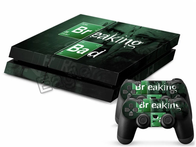 

New Breaking Bad Decals For PS4 Skin Sticker Console Film + 2Pcs Controller Skins