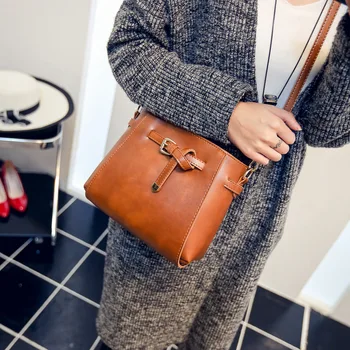 

051918 new hot women mini Retro flap bag lady small vintage messenger bag