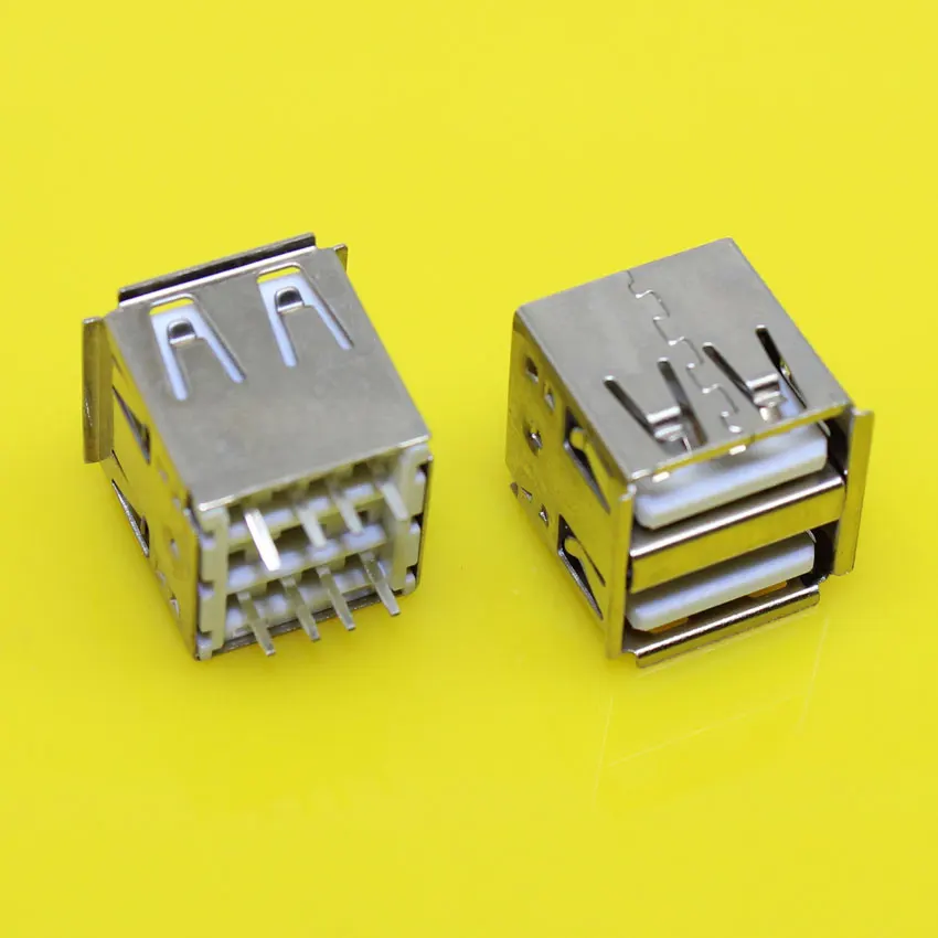 Cltgxdd US 038 Новый USB 2 0 разъем двойной для подключения флэшки порт Женский 180
