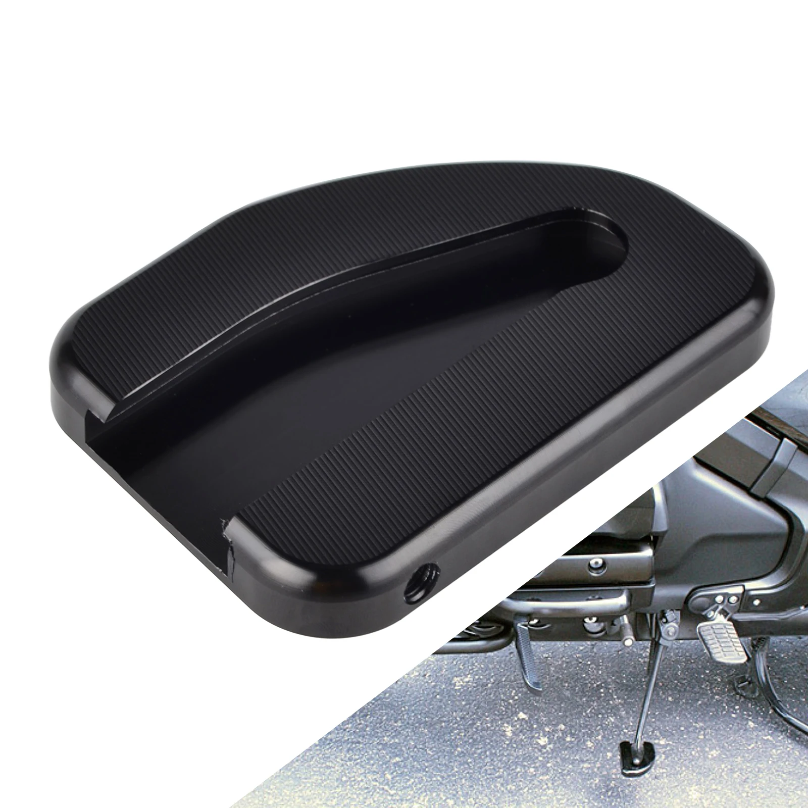 Kickstand Side Stand Pad Enlarge Extension Plate For Honda Goldwing