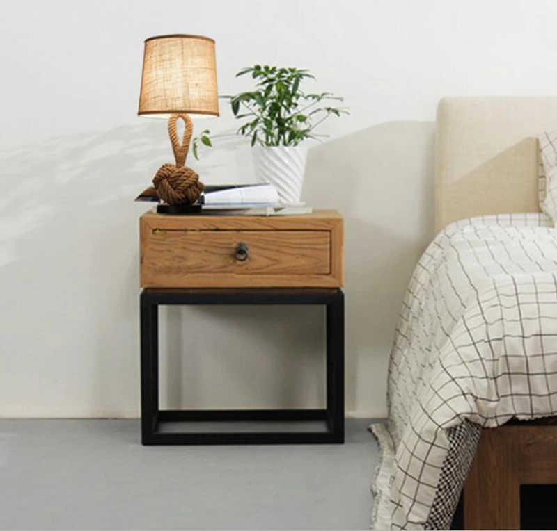 Пеньковый Канат настольная лампа в белье материал для творческой спальни крючок декоративный стол в винтажном стиле