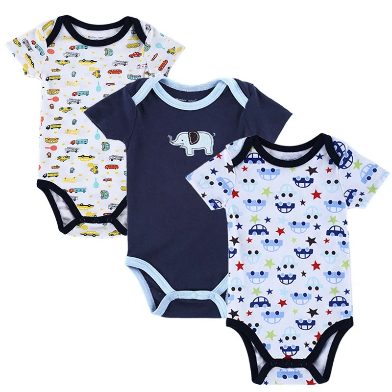 Детские Bodysuits Одежда Хлопок тела Для маленьких детей младенческой Летний стиль