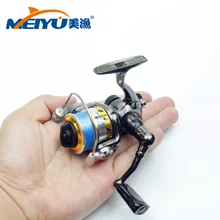 EMMROD Mini100 металлическая катушка для спиннинга колеса рыболовные сосуды катаная катушка колеса ход Carretilha de pesca baitcasing molinete катушка