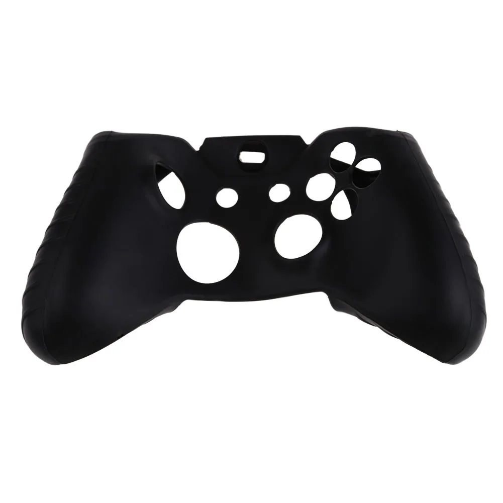 

Soft Grip Silicone Game Case Gamepad Cases Game Controller Soft Protector Cover Skin Shell Frame Black for Xbox One Controller