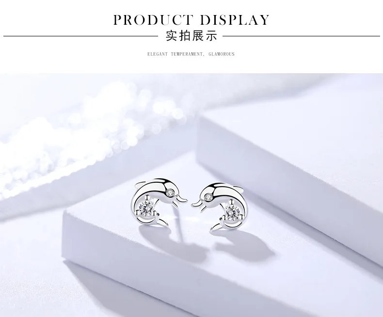 8 silver earrings female