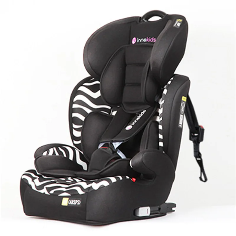 INNOKIDS IK-06 автомобильное детское безопасное сиденье для 0-12 лет ISOFIX жесткий интерфейс 3C может для сидения и лежа регулируемое детское сиденье - Цвет: black