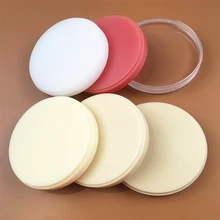 6 штук OD98x16mm A1/A2/A3/A0/прозрачный/розовый цвет полиметилметакрилат стоматологическая ПММА Конструкторы для протезов протез