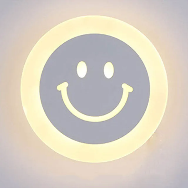 Tienda online simple moderna creativa cara sonriente led lámpara ...