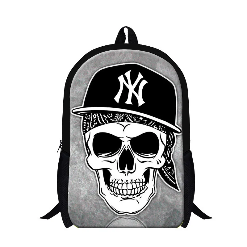 Cool Skull Men's Backpacks,College Students Bagpack 