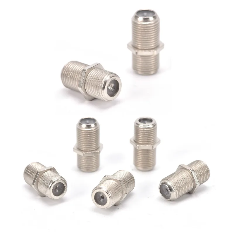 

10pcs/Pack F Type Coupler Adapter Connector Female F/F Jack RG6 Coax Coaxial Cable High Quality Used In Video