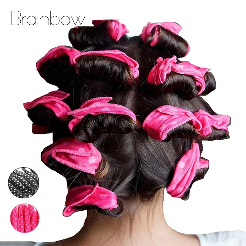 Brainbow 10 шт. Волшебная губчатая Подушка мягкий валик для волос гибкая пена и губка