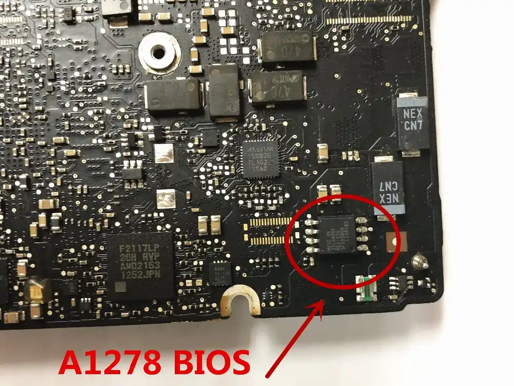 BIOS EFI Firmware CHIP:Apple MacBook Pro A1278 Logic Board Number 820-2936-A