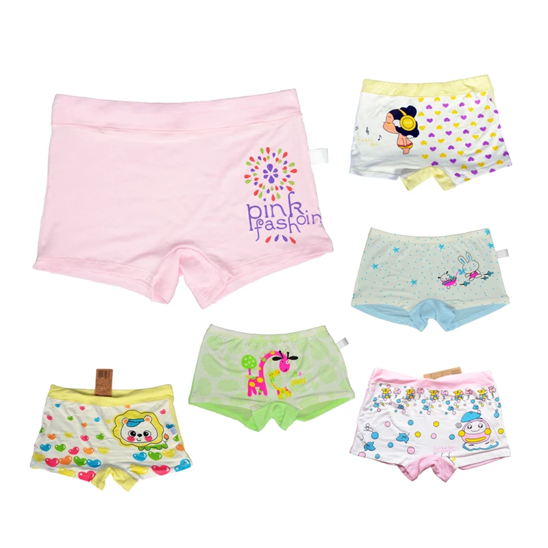 Трусы боксеры детские из модала 12 шт./лот|child underpants|girls underweargirls underwear brands |