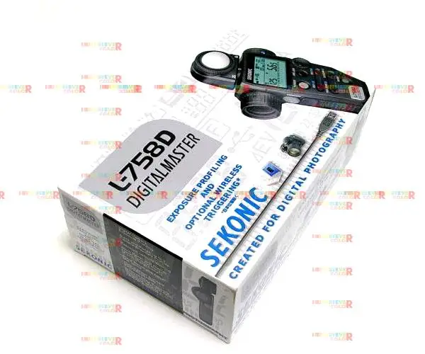New Sekonic L-758D L758D DigitalMaster Flash Light Meter | Электроника
