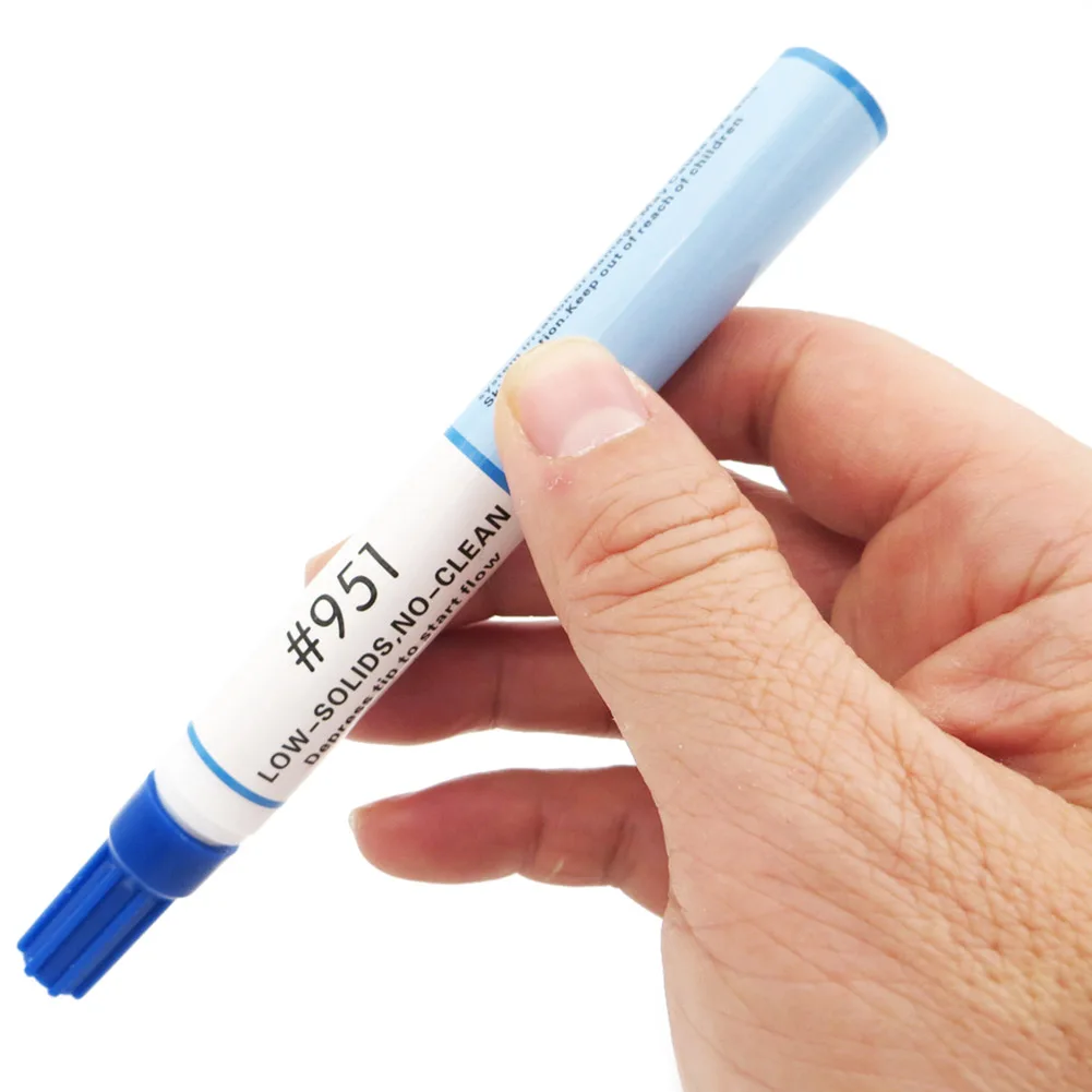 

10ml 951 Soldering Rosin Flux Pen Low Solids Non-clean Solar Panel Solder Tool CLH@8