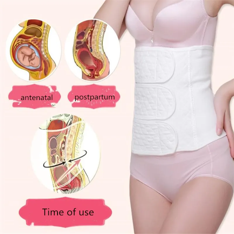 

Cotton maternal stomach lift belt postpartum recovery plastic abdominal navel waist waist belt maternity belly belt