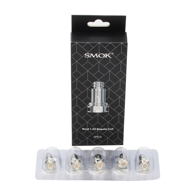 5 шт./лот оригинальная катушка Smok Nord 1.4ohm сетка 0.6ohm керамическая MTL 0.8ohm головка для