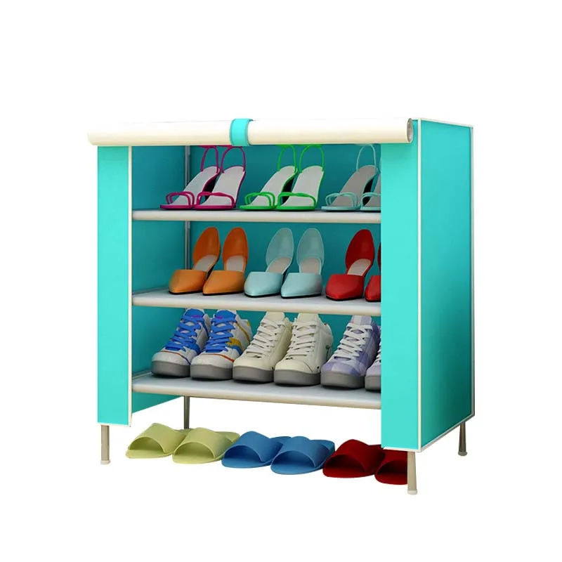 Multifunction غرفة المعيشة الأحذية حذاء تخزين الرف و رف المنزلية ديكور 3d بانوراما diy 3 طبقات رفوف التخزين