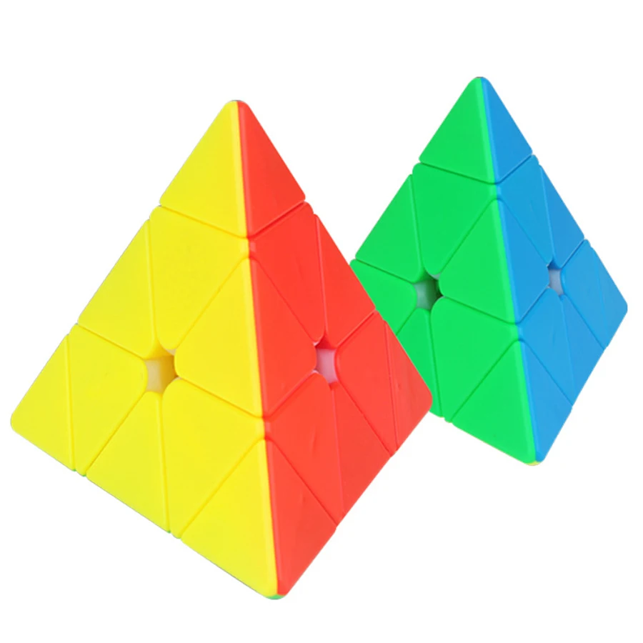 

Zhisheng Pyramid Cube 3x3x3 Triangle Cone Magic Cube Black Unicorn Professional Speed Cube Educational Puzzle Toys For Children