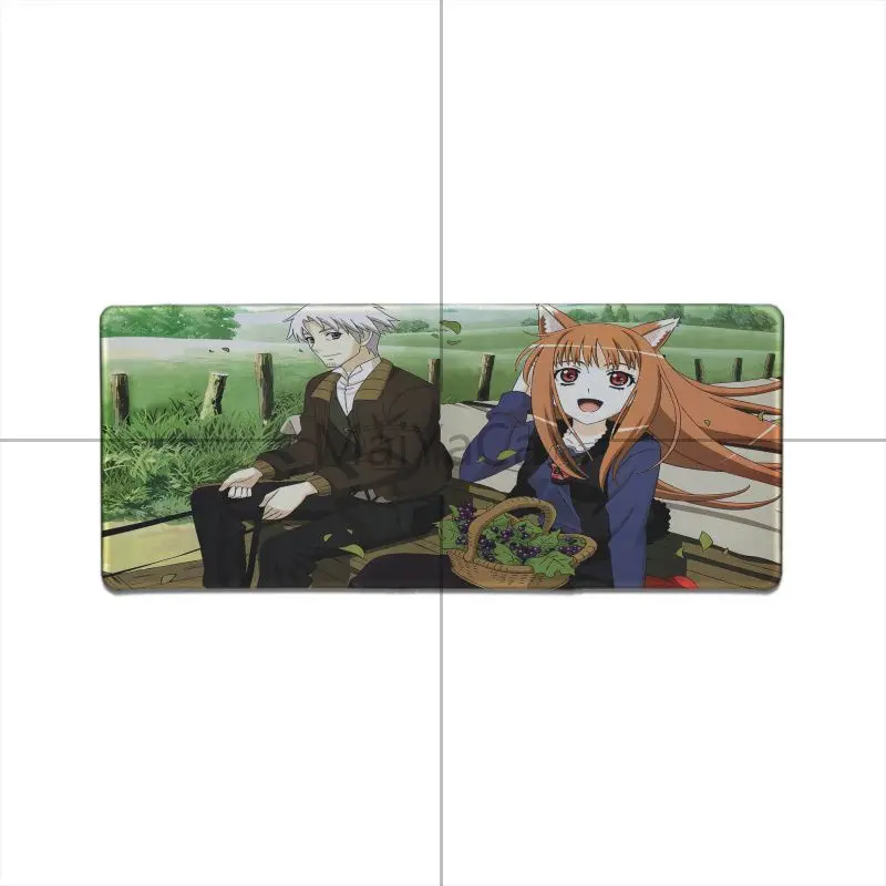 MaiYaCa Spice and Wolf Holo beauty Аниме Девушки ноутбук компьютер коврик для мыши геймер игровая клавиатура Коврик компьютер планшет коврик для мыши - Цвет: LockEdge 30x80cm