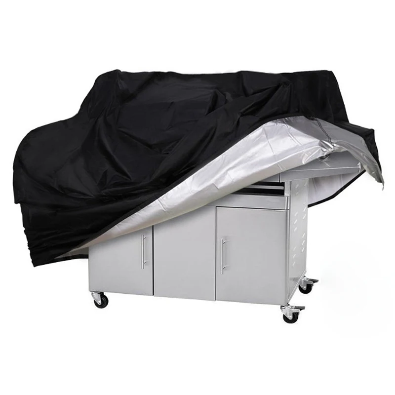 Waterproof Anti Dust BBQ Grill Cover also for Patio Furniture Chaise Lounge Charcoal Electric Barbeque Grill Protector Covers