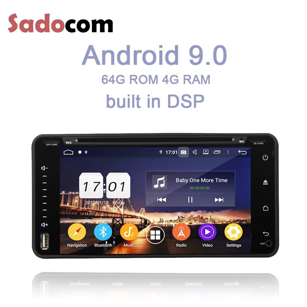 Excellent DSP Android 9.0 CAR DVD player 4G RAM 64GB ROM 8Core For Toyota Corolla Camry RAV4 HILUX VIOS PRADO Land Cruiser Tundra FJ Rush 3