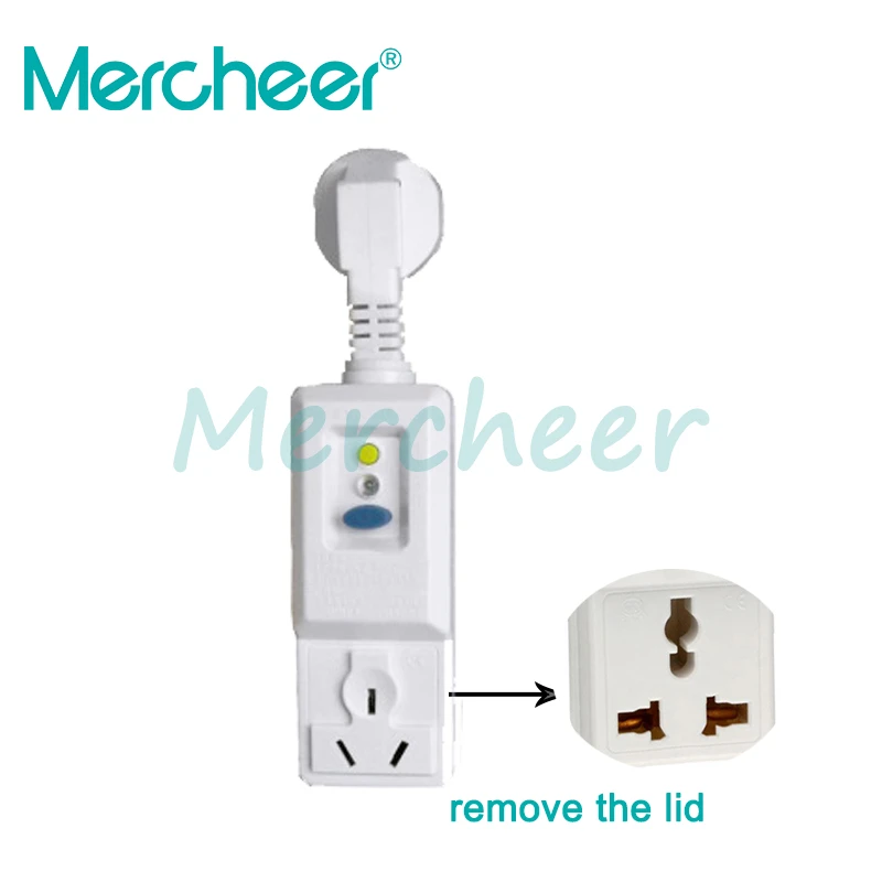 GFCI Leakage Protection Safety RCD Socket Home Circuit Breaker Switch 16A EU