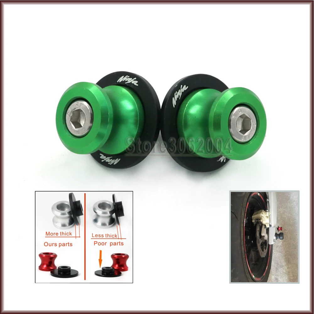 Для KAWASAKI NINJA 250R/RR 300 650 650R NINJA300 2006 2017 2016 мотоциклетный маятник Катушки слайдер стенд