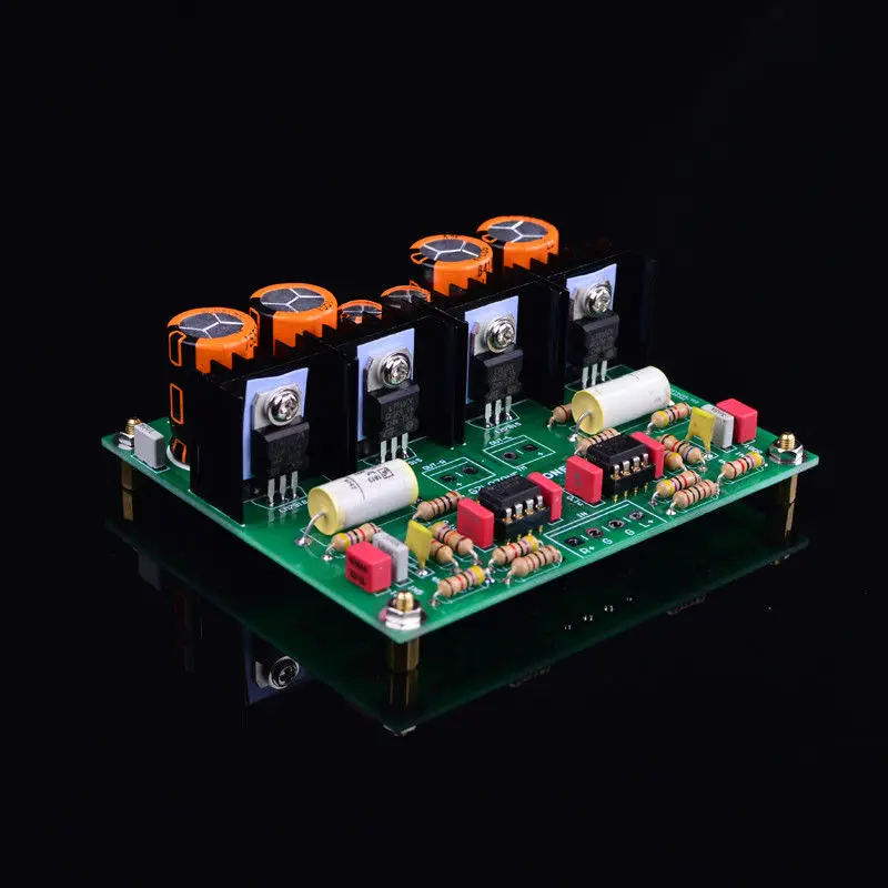 GZLOZONE Hifi DIY DUAL RIAA MM проигрыватель Phono LP amp kit Набор предусилителя|Усилители мощности|