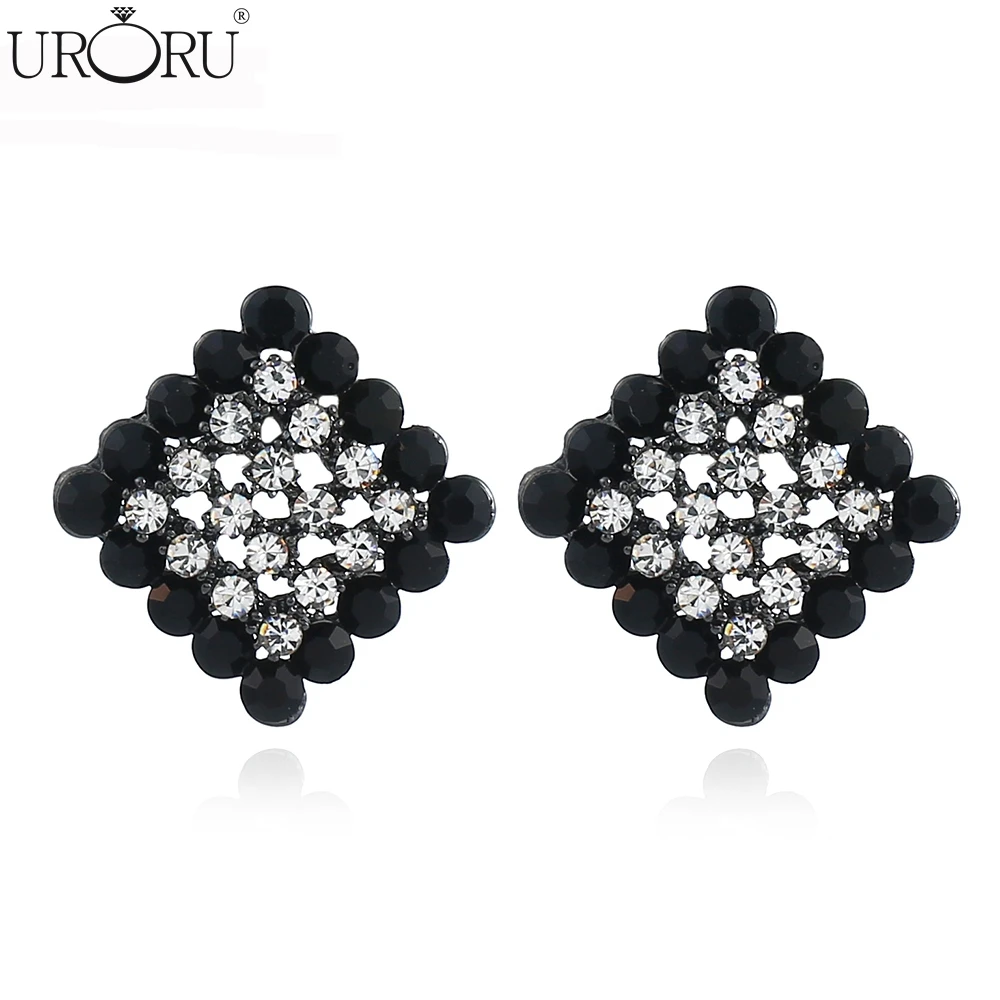 Fashion Stud Earrings square Stud Earrings For Women with full