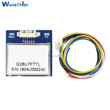 

VK2828U7G5LF Module Gmouse GPS Module SIRF3 Chip w/ Ceramic Antenna TTL 1-10Hz with FLASH Flight Control Model Aircraft 9600bps