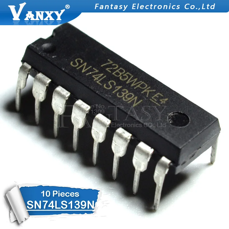 

10PCS SN74LS139AN DIP-16 SN74LS139N DIP16 74LS139 DIP HD74LS139P SN74LS139