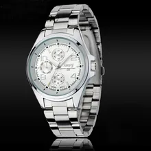 CocoShine B-112 Mode De Luxe Hommes Acier Inoxydable Classique Quartz Analogique Montre-Bracelet en gros Livraison gratuite