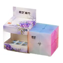 Qiyi кубик рубика 2x2 кубик желе цветной липкий 2x2x2 волшебный куб 2 слоя скоростной куб профессиональные головоломки игрушки для детей Детские Подарочные игрушки