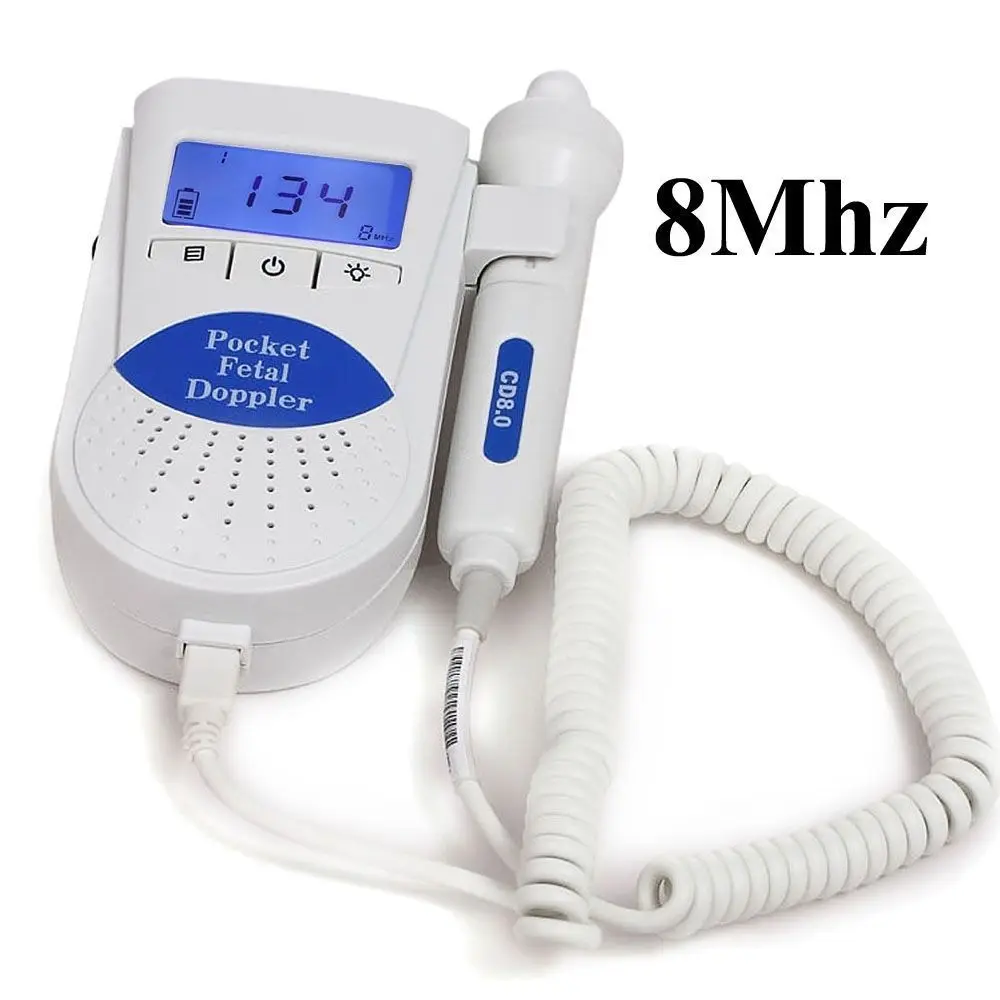 

CONTEC Fetal Doppler Vascular Fetal Doppler Monitor with 8MHZ Vascular Probe+free gel CE