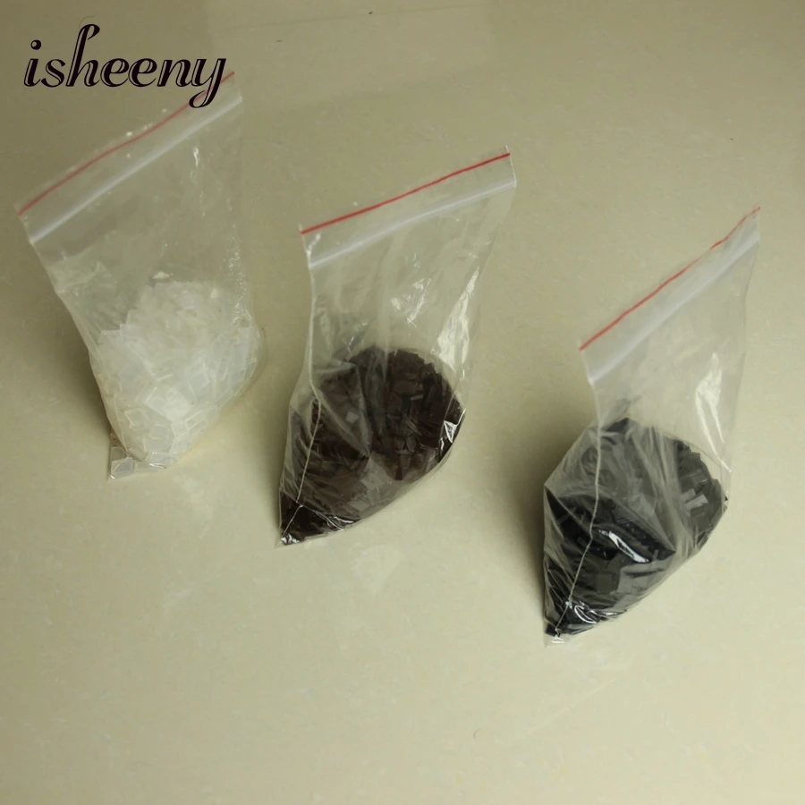 Italian Keratin Strong Flat Tip Glue 100pcs/lot Clear Keratin Glue For Hot Fusion Hair Extensions tools