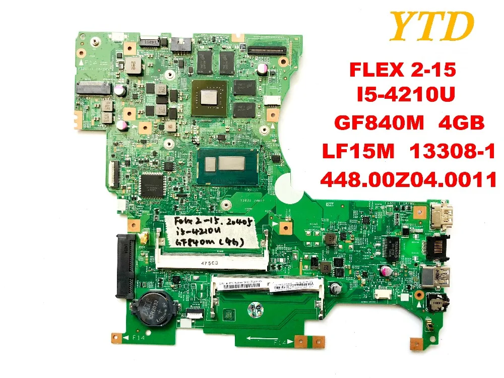  Original for Lenovo FLEX 2-15 laptop motherboard I5-4210U GF840M 4GB LF15M 13308-1 448.00Z04.0011 P