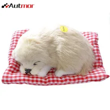 Автомобильные украшения Милая имитация Спящая праздничная одежда для собак автомобили милая плюшевая собака кукла игрушки, подарки для детей Аксессуары