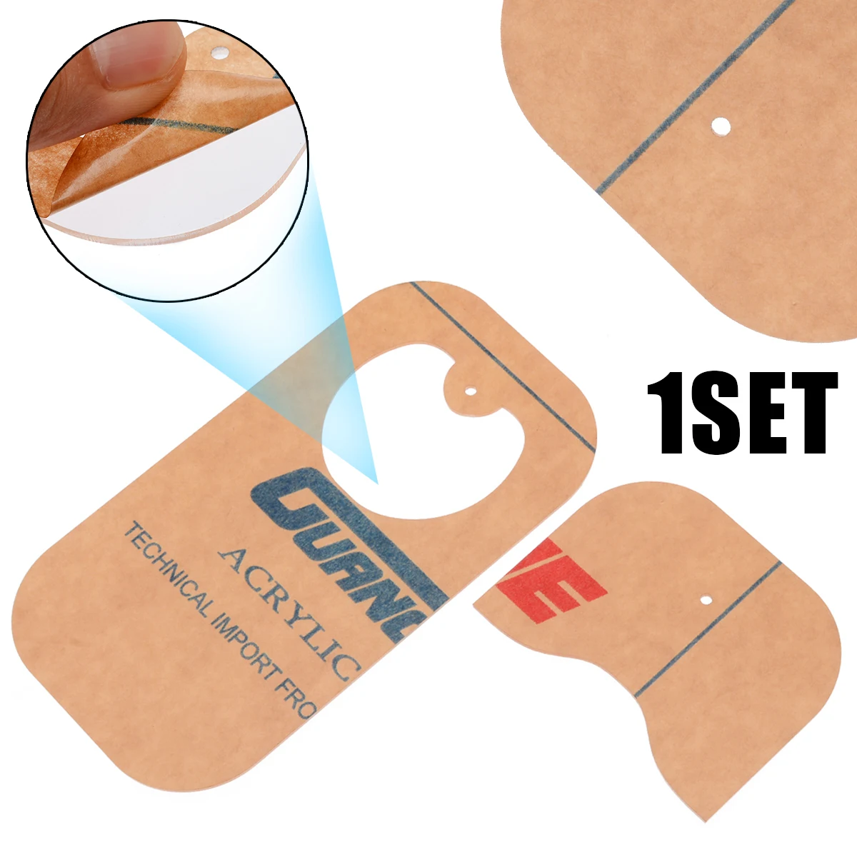 1 Set Clear Transparent Wallet Template Acrylic Coin Cash Purse Pattern Stencil Durable DIY Leather Craft Tool