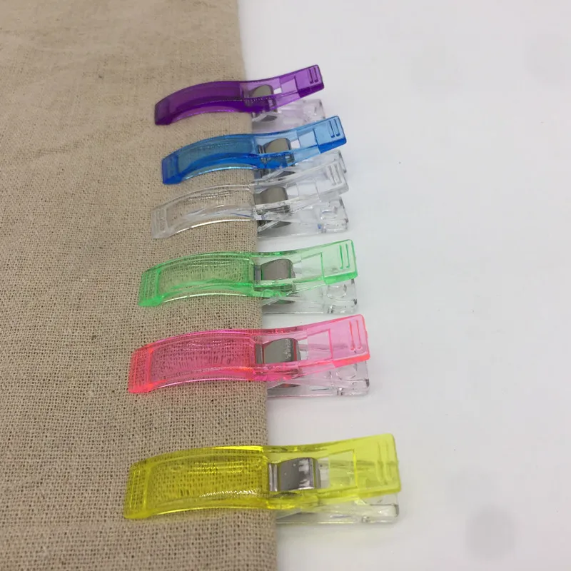 10pcs new clover wonder clips PVC Plastic Clips For Patchwork Sewing