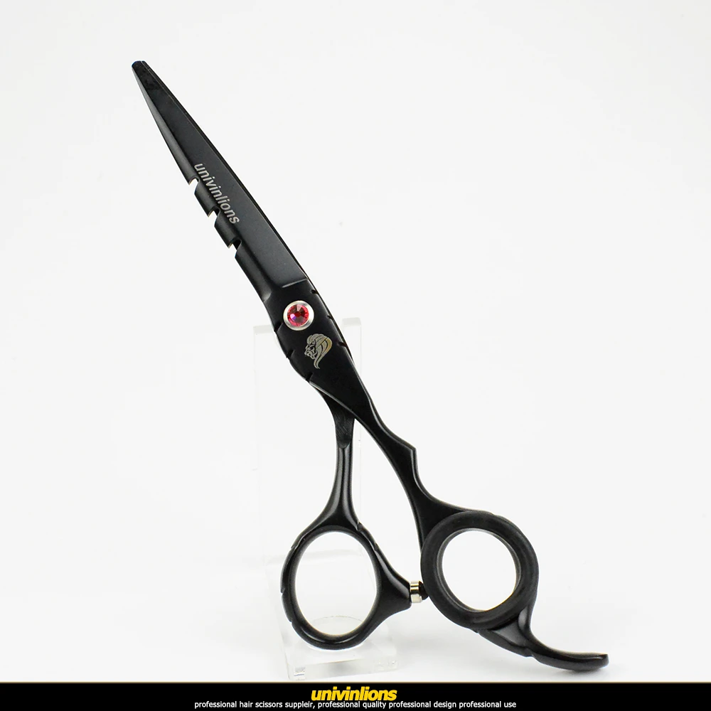 Tesoura de Cabelo Univinlions Japonês Barbeiro Tesoura Cabeleireiro Navalha Profissional Corte Cabelo Fino Tesouras 6 7 Cheap Tesouras de cabelo