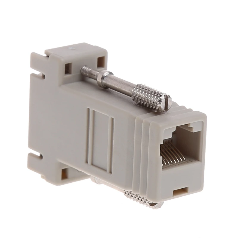 VGA удлинитель штекер к локальной сети Cat5 Cat5e/6 RJ45 Ethernet Женский конвертер