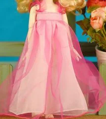 Модное розовое платье в полоску юбка подходит для 27-30 см 1/6 BJD аксессуары для кукол - Цвет: y6--017