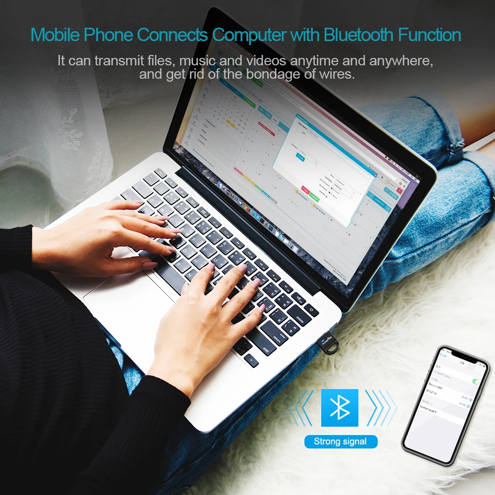 Rocketek IVT 7 0 CSR 4.0 A2DP Bluetooth адаптер Независимый MAC USB Dongle для передатчика компьютера ПК
