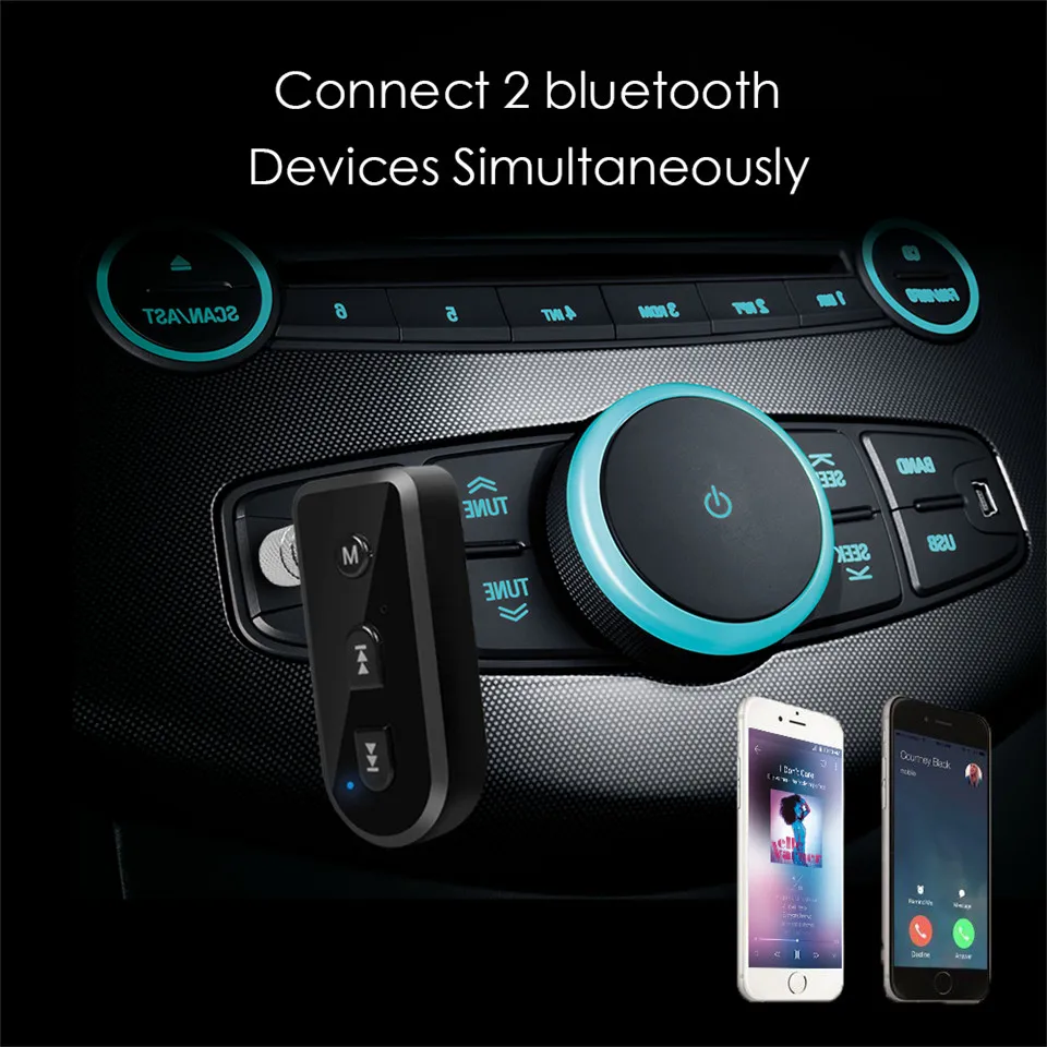 Wireless Aux Bluetooth Receiver 3.5mm Jack Audio Bluetooth Aux Adapter Music Receiver Support IOS Siri For iphone Ipad Headphone (7)