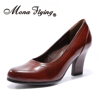 Mona Flying Women Pumps Premium Leather Formal Shoes Hand-made Casual Rounded Toe High Heel Shoes for Women Ladies 027-23
Mona Flying Women Pumps Premium Leather Formal Shoes Hand-made Casual Rounded Toe High Heel Shoes for Women Ladies 027-23