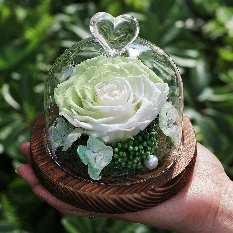 Новинка Forever Rose Flower свежий праздничный сохраняемый бессмертный стеклянный