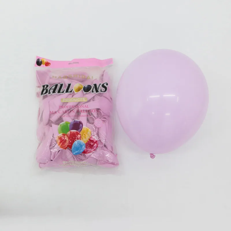 10 шт. 10 дюймов 2,3 г латексный шар цвета Макарон Свадебные украшения балоны для дня рождения ребенка День Святого Валентина декоративный шар - Цвет: Фиолетовый