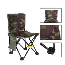 600D High-dense Waterproof Oxford Fishing Chairs with Fort Mount Folding Seat for Outdoor Camping Beach Chair Fishing Tool