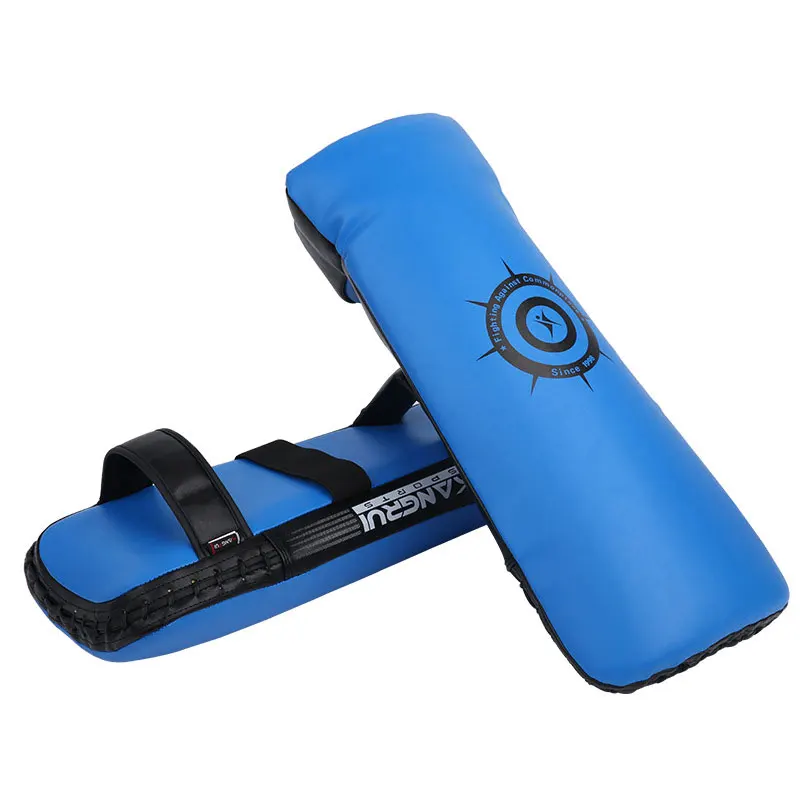 

Professional Training Hand-held Curved Target Sanda Taekwondo Fight Arm Target Tear-resistant Pu Leather Material Printing Pad